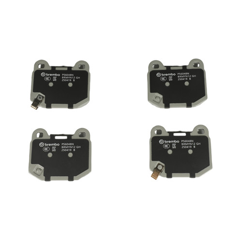 PRIME Ceramic Brake Pad Set for 2003-2020 Nissan/Mitsubishi/INFINITI (350Z, Lancer, G35, Impreza) P56048N - back view