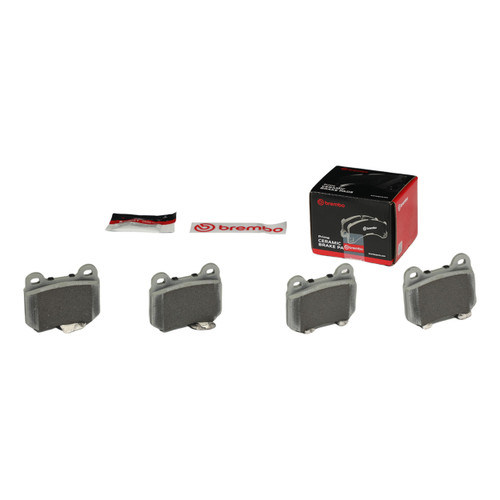 PRIME Ceramic Brake Pad Set for 2003-2020 Nissan/Mitsubishi/INFINITI (350Z, Lancer, G35, Impreza) P56048N - packaging