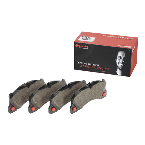 PRIME Low-Met Brake Pad Set for 2010-2022 Porsche/Volkswagen/Audi (Panamera, Cayenne, Touareg, Macan) P65021 - front view