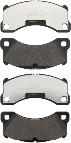 PRIME Low-Met Brake Pad Set for 2010-2022 Porsche/Volkswagen/Audi (Panamera, Cayenne, Touareg, Macan) P65021 - kit contents