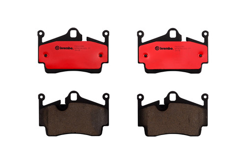 PRIME Ceramic Brake Pad Set for 2005-2023 Porsche (Boxster, Cayman, 718 Boxster, 718 Cayman) P65028N - top view