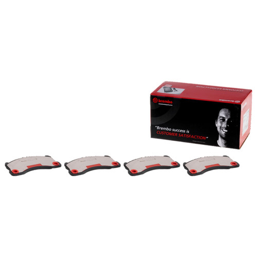PRIME Ceramic Brake Pad Set for 2010-2022 Porsche/Volkswagen/Audi (Panamera, Cayenne, Touareg, Macan) P65021N - kit contents