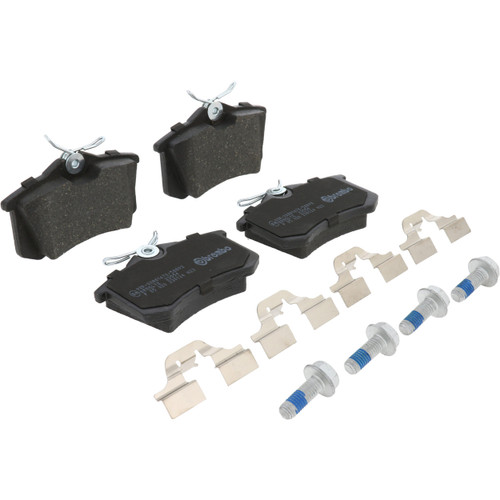 PRIME Low-Met Brake Pad Set for 1985-2021 Volkswagen/Audi (Jetta, Golf, Scirocco, Corrado) P85020 - angled view