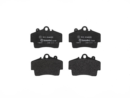 PRIME Low-Met Brake Pad Set for 1997-2008 Porsche (Boxster, Cayman) P65007 - top view