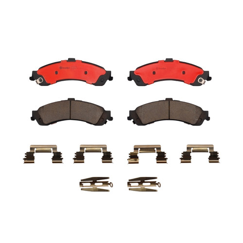 PRIME Ceramic Brake Pad Set for 2001-2007 Cadillac/Chevrolet/GMC (Escalade, Avalanche 1500, Silverado 1500, Suburban 1500) P59065N - front view