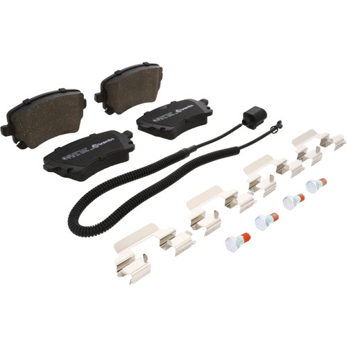 PRIME Low-Met Brake Pad Set for 2004-2006 Volkswagen (Phaeton) P85064 - angled view