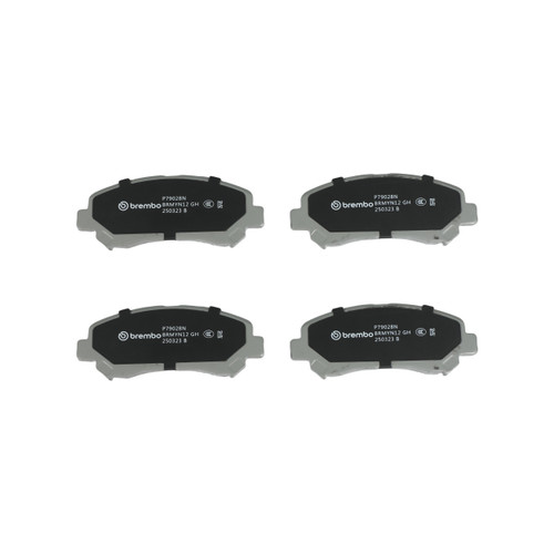 PRIME Ceramic Brake Pad Set for 2007-2019 Nissan/Suzuki (Sentra, Rogue, Maxima, Kizashi) P79028N - back view
