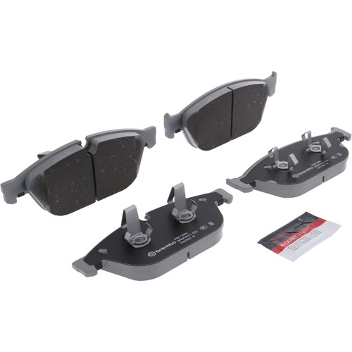PRIME Ceramic Brake Pad Set for 2012-2018 Audi (A8 Quattro, SQ5) P85128N - angled view