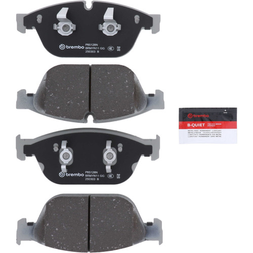 PRIME Ceramic Brake Pad Set for 2012-2018 Audi (A8 Quattro, SQ5) P85128N - kit contents