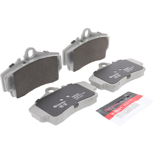 PRIME Ceramic Brake Pad Set for 1997-2023 Porsche (911, Boxster, 718 Boxster, 718 Cayman) P65008N - angled view