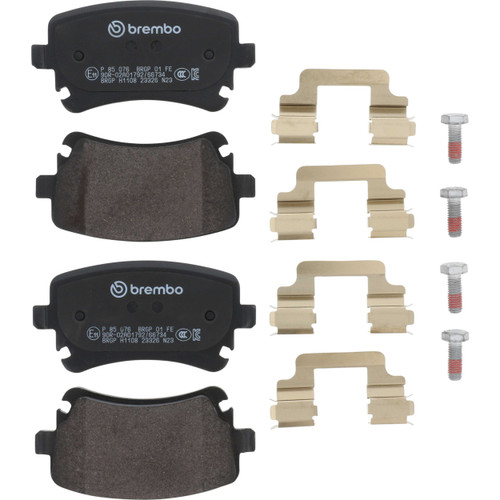 PRIME Low-Met Brake Pad Set for 2003-2011 Audi (RS6, A8 Quattro, S4, A6 Quattro) P85076 - alternate view