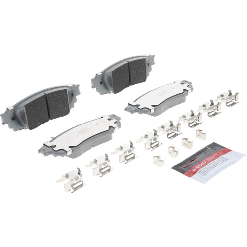 PRIME Ceramic Brake Pad Set for 2016-2025 Lexus/Toyota (RX350, RX450h, C-HR, Camry) P83160N - angled view
