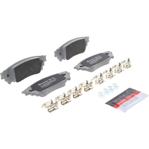 PRIME Ceramic Brake Pad Set for 2015-2021 Lexus (NX200t, NX300h, NX300) P83166N - angled view