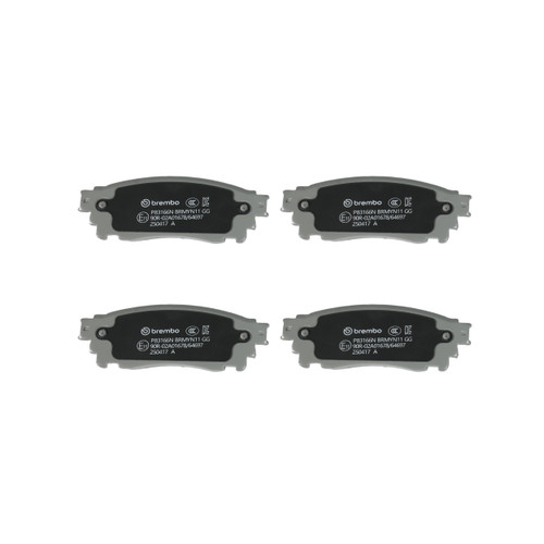 PRIME Ceramic Brake Pad Set for 2015-2021 Lexus (NX200t, NX300h, NX300) P83166N - back view