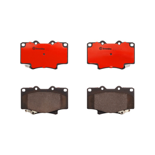 PRIME Ceramic Brake Pad Set for 1991-2004 Lexus/Toyota (LX450, 4Runner, Land Cruiser, T100) P83025N - front view