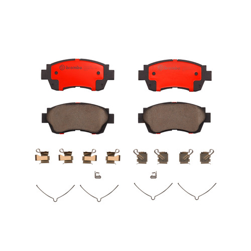 PRIME Ceramic Brake Pad Set for 1990-2001 Lexus/Toyota (ES300, LS400, Avalon, SC300) P83027N - front view
