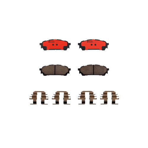 PRIME Ceramic Brake Pad Set for 2004-2008 Subaru/Saab (Forester, Impreza, 9-2X) P78014N - front view