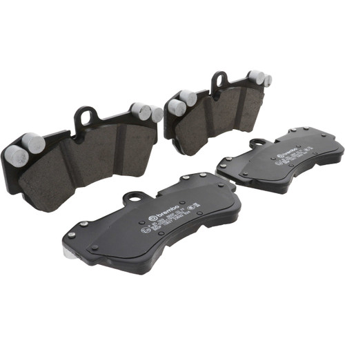 PRIME Low-Met Brake Pad Set for 2003-2018 Porsche/Volkswagen/Mercedes-Benz (Cayenne, Touareg, G550, G65 AMG) P85069 - angled view