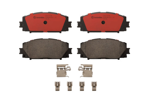 PRIME Ceramic Brake Pad Set for 2006-2019 Toyota/Scion (Yaris, Prius C, iQ) P83141N - front view