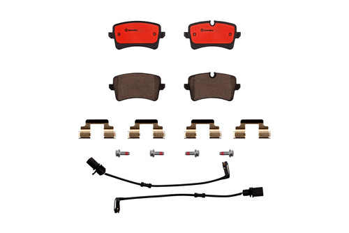 PRIME Ceramic Brake Pad Set for 2012-2018 Audi (A8 Quattro, A6, A6 Quattro, S8) P85117N - front view