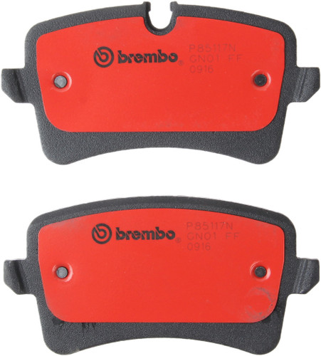 PRIME Ceramic Brake Pad Set for 2012-2018 Audi (A8 Quattro, A6, A6 Quattro, S8) P85117N - back view