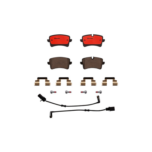 PRIME Ceramic Brake Pad Set for 2012-2018 Audi (A8 Quattro, A6, A6 Quattro, S8) P85117N - alternate view