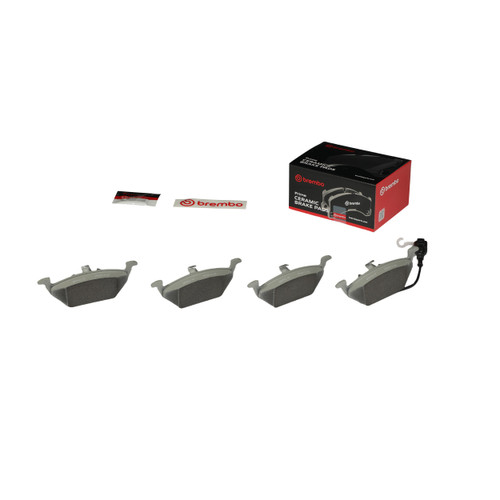 PRIME Ceramic Brake Pad Set for 1999-2019 Volkswagen (Beetle, Golf, Jetta, GTI) P85072N - packaging