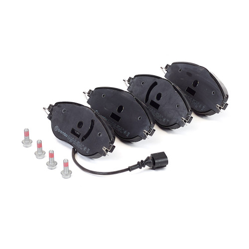 PRIME Low-Met Brake Pad Set for 2014-2024 Volkswagen/Audi (Golf, A3, A3 Quattro, GTI) P85144 - front view