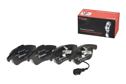 PRIME Low-Met Brake Pad Set for 2009-2020 Volkswagen/Audi (Tiguan, Passat, Q3, Q3 Quattro) P85112 - front view
