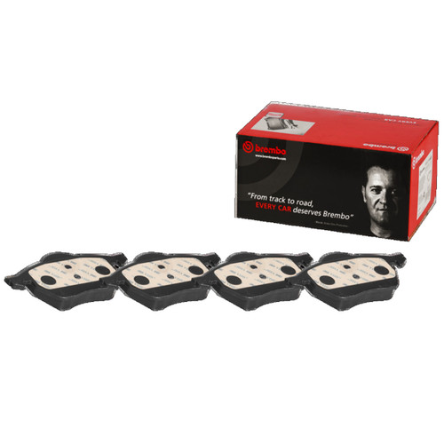 PRIME Ceramic Brake Pad Set for 1998-2011 Audi/Volkswagen (A6, A6 Quattro, A8, A8 Quattro) P85085N - kit contents