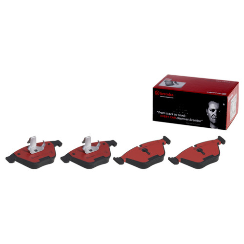 PRIME Ceramic Brake Pad Set for 2007-2016 BMW (335i, 335xi, 335d, 335i xDrive) P06081N - kit contents