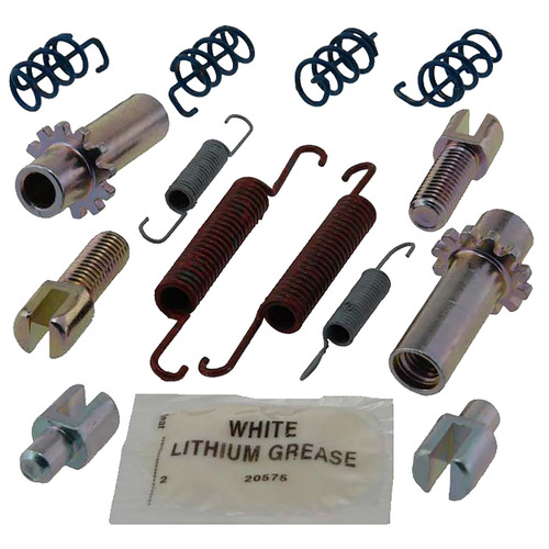 Park BRK HDW Kit Brake Hardware for 1999-2009 Volvo (S60, S80, V70, XC70) 17437 - front view