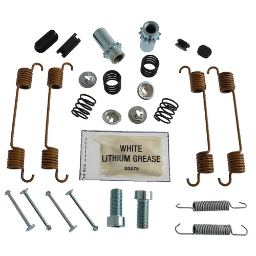 Drum Brk HDW Pro Kit Brake Hardware for 2011-2019 Chevrolet/GMC (Silverado 2500 HD, Silverado 3500 HD, Sierra 2500 HD, Sierra 3500 HD) H7368 - front view