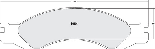 Brake Pads for 2003-2009 Chevrolet/GMC (C4500 Kodiak, C4500 Topkick, C5500 Kodiak, C5500 Topkick) 1064.10