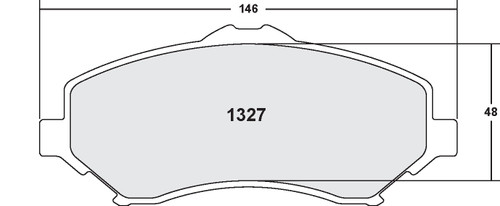 Includes Hardware Brake Pads for 2007-2017 Volkswagen/Chrysler/Dodge (Routan, Town &amp; Country, Grand Caravan, Journey) 1327.20