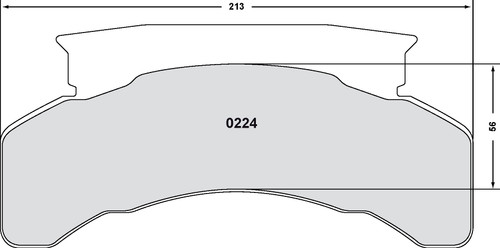 Brake Pads for 1990-2002 Isuzu/Chevrolet/GMC (FSR, FTR, C5500 Kodiak, C5000 Topkick) 0224.20