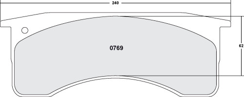 Brake Pads for 1998-2022 Workhorse/Hino/International (W62, 238, 258LP, 268) 0769.10