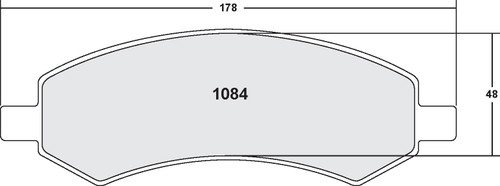 Includes Hardware Brake Pads for 2005-2020 Ram/Dodge/Mitsubishi (1500, 4000, Dakota, 1500 Classic) 1084.20