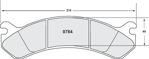 Coated to extend life of pad in corrosive conditions. for 1999-2022 Chevrolet/GMC/Cadillac 0784.12