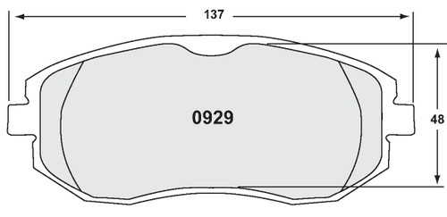 Brake Pads for 2002-2020 Subaru/Scion/Toyota (Forester, Impreza, Legacy, Outback) 0929.10