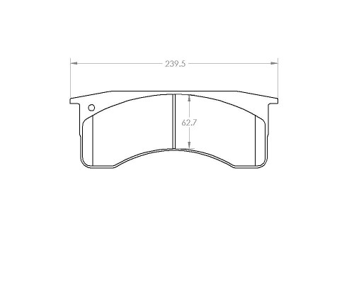 Brake Pads for 2003-2012 Workhorse/Hino/GMC (W24, W25, 238, C6500 Topkick) 1032.12