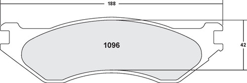 Brake Pads for 2001-2002 Dodge (Ram 2500, Ram 3500) 1096.20
