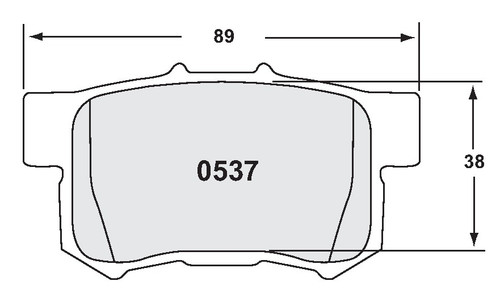 Brake Pads for 1989-2020 Honda/Acura/Suzuki (Civic, RDX, Kizashi, SX4) 0537.20