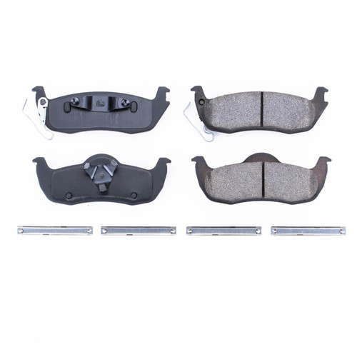 Rear Z17 Low-Dust Ceramic Brake Pads with Hardware 17-1087