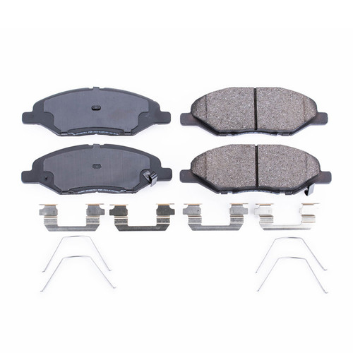 Front Z17 Low-Dust Ceramic Brake Pads with Hardware 17-1345