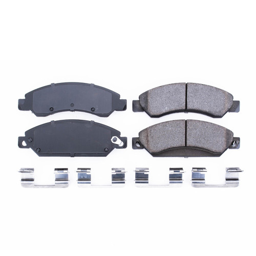 Front Z17 Low-Dust Ceramic Brake Pads with Hardware 17-1092