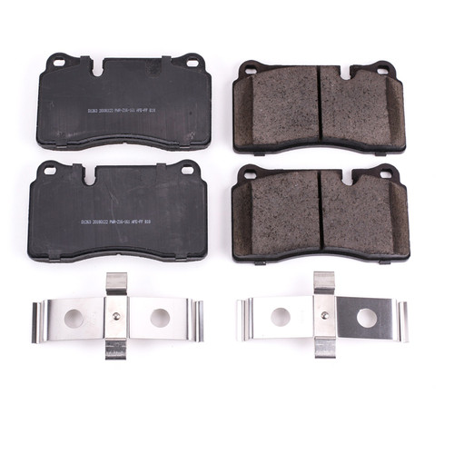 Front Z17 Low-Dust Ceramic Brake Pads with Hardware 17-1263
