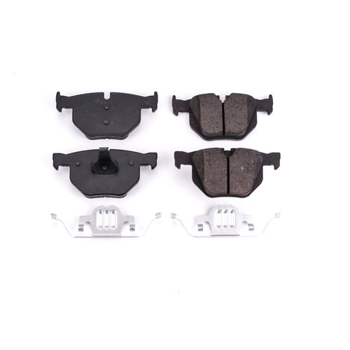Rear Z17 Low-Dust Ceramic Brake Pads with Hardware 17-1042