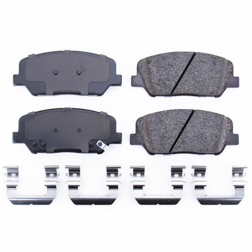 Front Z17 Low-Dust Ceramic Brake Pads with Hardware 17-1413
