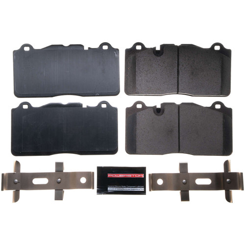 Front Z17 Low-Dust Ceramic Brake Pads with Hardware 17-1395